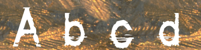 bad what font is example
