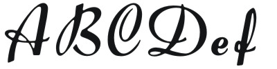 what font is example