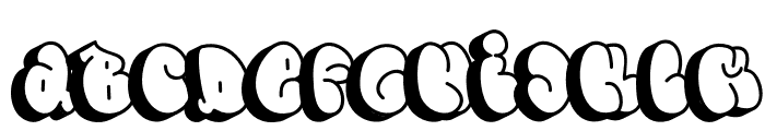 Zybo Pop Deco Deco Font UPPERCASE