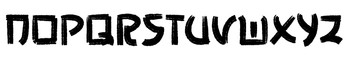 Zyukiharu Font LOWERCASE