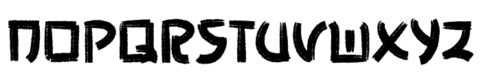 Zyukiharu Font UPPERCASE
