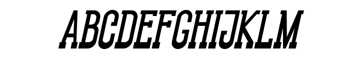 Zzetta Italic Font UPPERCASE