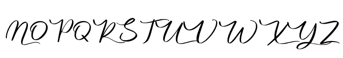 Aulores Regular Font UPPERCASE