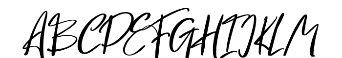 Haltmoon Font UPPERCASE