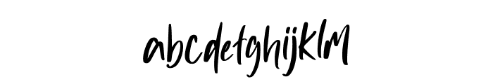 Haltmoon Font LOWERCASE