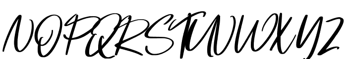 Haltmoon Font UPPERCASE