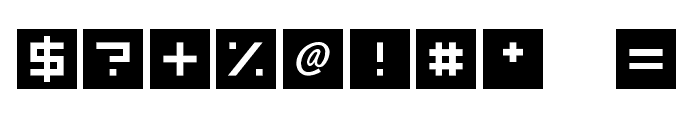 Inversionz Font OTHER CHARS
