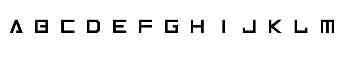 Inversionz Font UPPERCASE