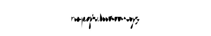 Jameelas1 Font LOWERCASE