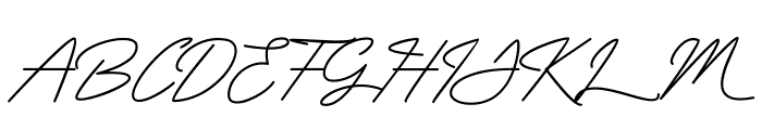 MangoSign Font UPPERCASE