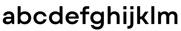 Mont Blanc-Trial SemiBold Font LOWERCASE