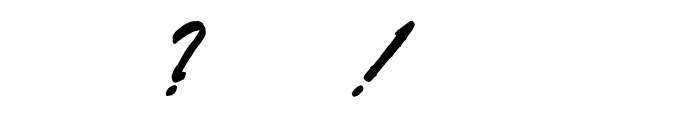 Porongo Font OTHER CHARS