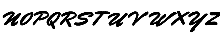 Porongo Font UPPERCASE