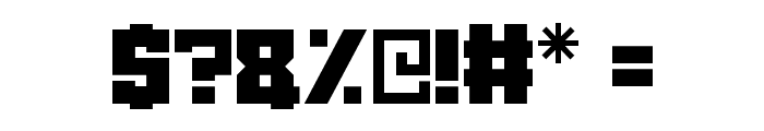 Robot Crush Font OTHER CHARS
