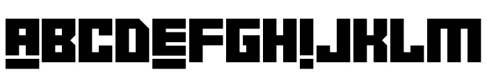 Robot Crush Font UPPERCASE