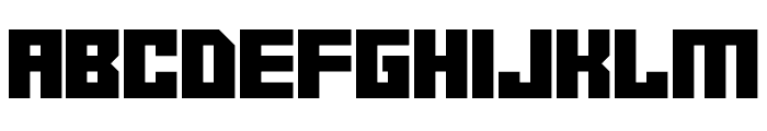 Robot Crush Font LOWERCASE