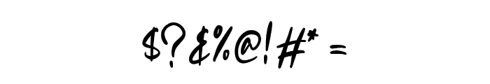 Rude Hude Font OTHER CHARS