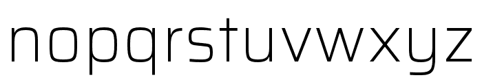 Saira ExtraLight Font LOWERCASE