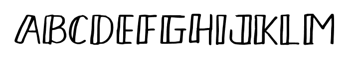 TOOPEN Font UPPERCASE