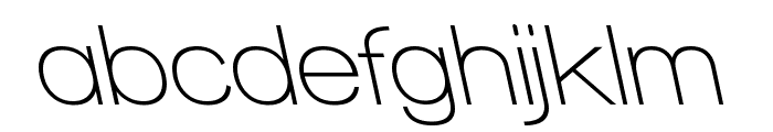Walkway SemiBold RevOblique Font LOWERCASE